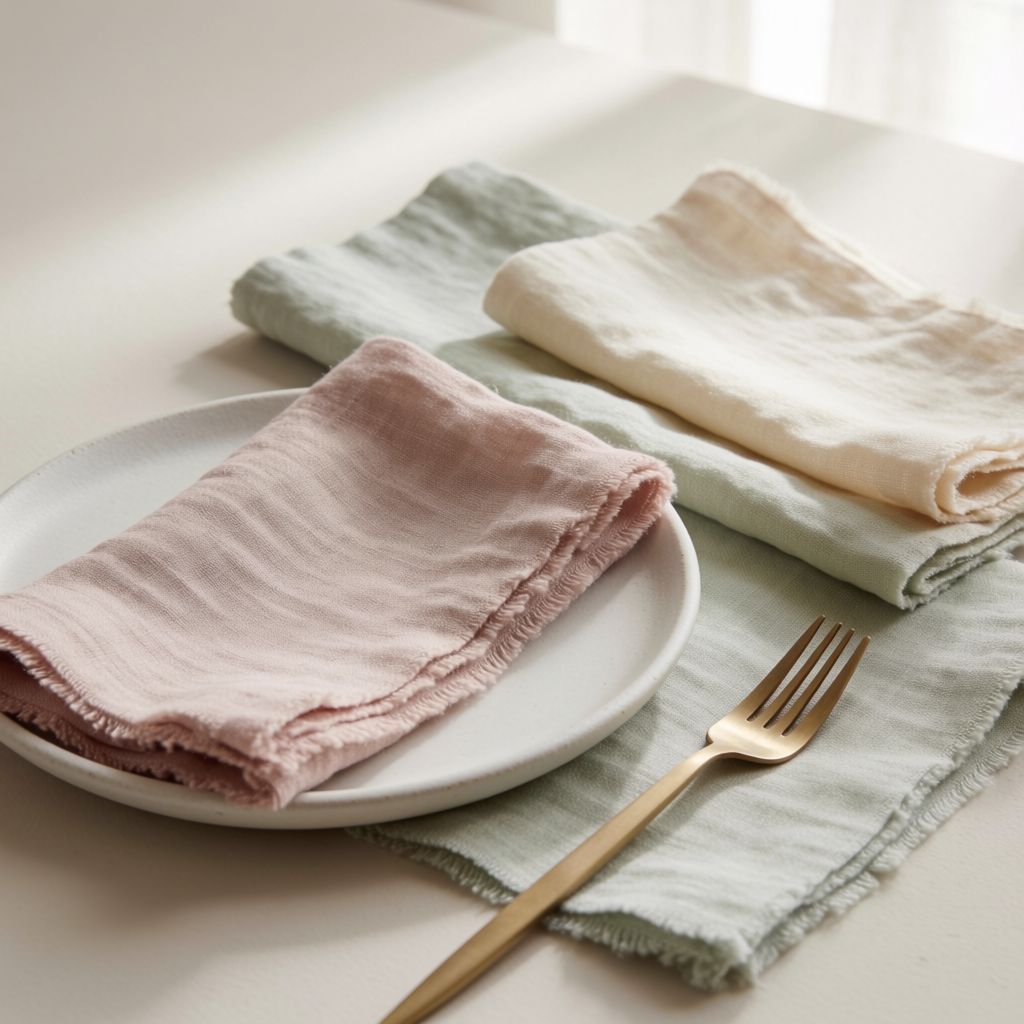 Napkins and atmosphere transform meals