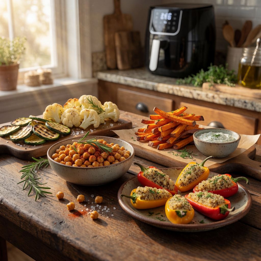 5 spuntini veloci e salutari con AirFryer in mostra