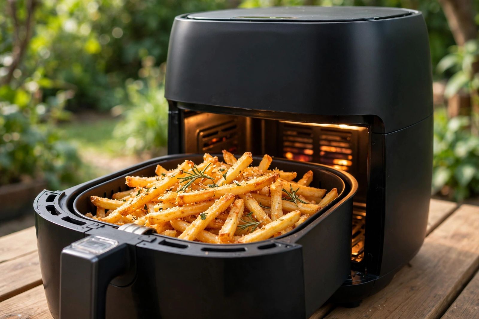 AirFryer con patate fritte croccanti